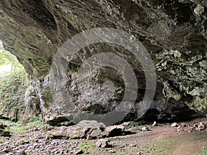 Cave Zagorska pec or Zagorska cave in Desmerice - Ogulin, Croatia / Å pilja Zagorska peÄ‡ ili Zagorska peÄ‡ina u Desmericama